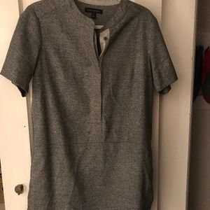 Banana Republic Gray Short Sleeve Dress - 6 Petite